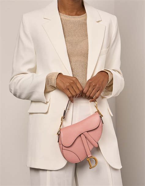 limited edition dior saddle bag pink|pre owned Dior saddle bag.